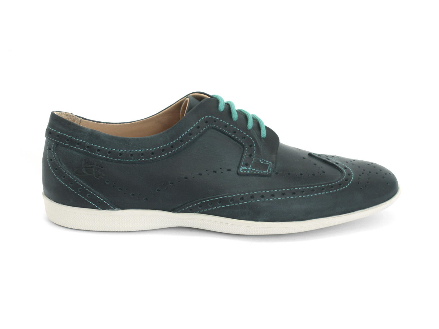 BLQ Vert Lace-Up Brogue Shoe: Profile outside