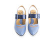 Bolt Bleu Talon bride-arrière géométrique: Front