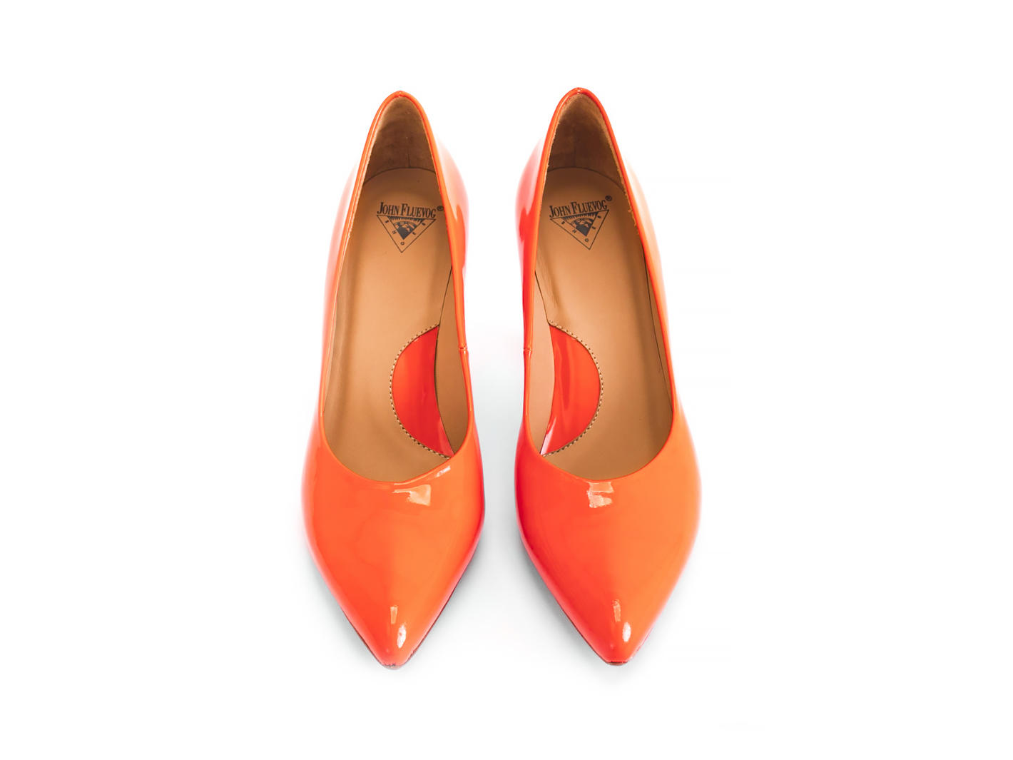 Boogaloo Orange néon Escarpin classique: Front
