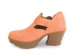Bossa Nova Neon Orange Neon platform shoe: Profile inside