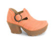 Bossa Nova Neon Orange Neon platform shoe: Profile outside