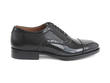 Brandenburg Black Steel Classic Brogue Shoes: Profile outside