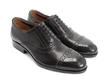 Brandenburg Light Black Classic Capped Toe Brogue Shoe