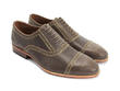 Brandenburg Light Warm Grey Classic Capped Toe Brogue Shoe