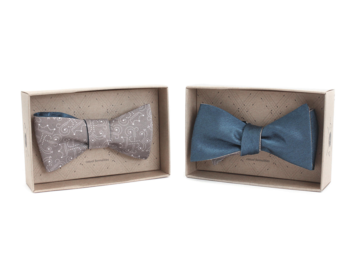 Brogue Bow Grey