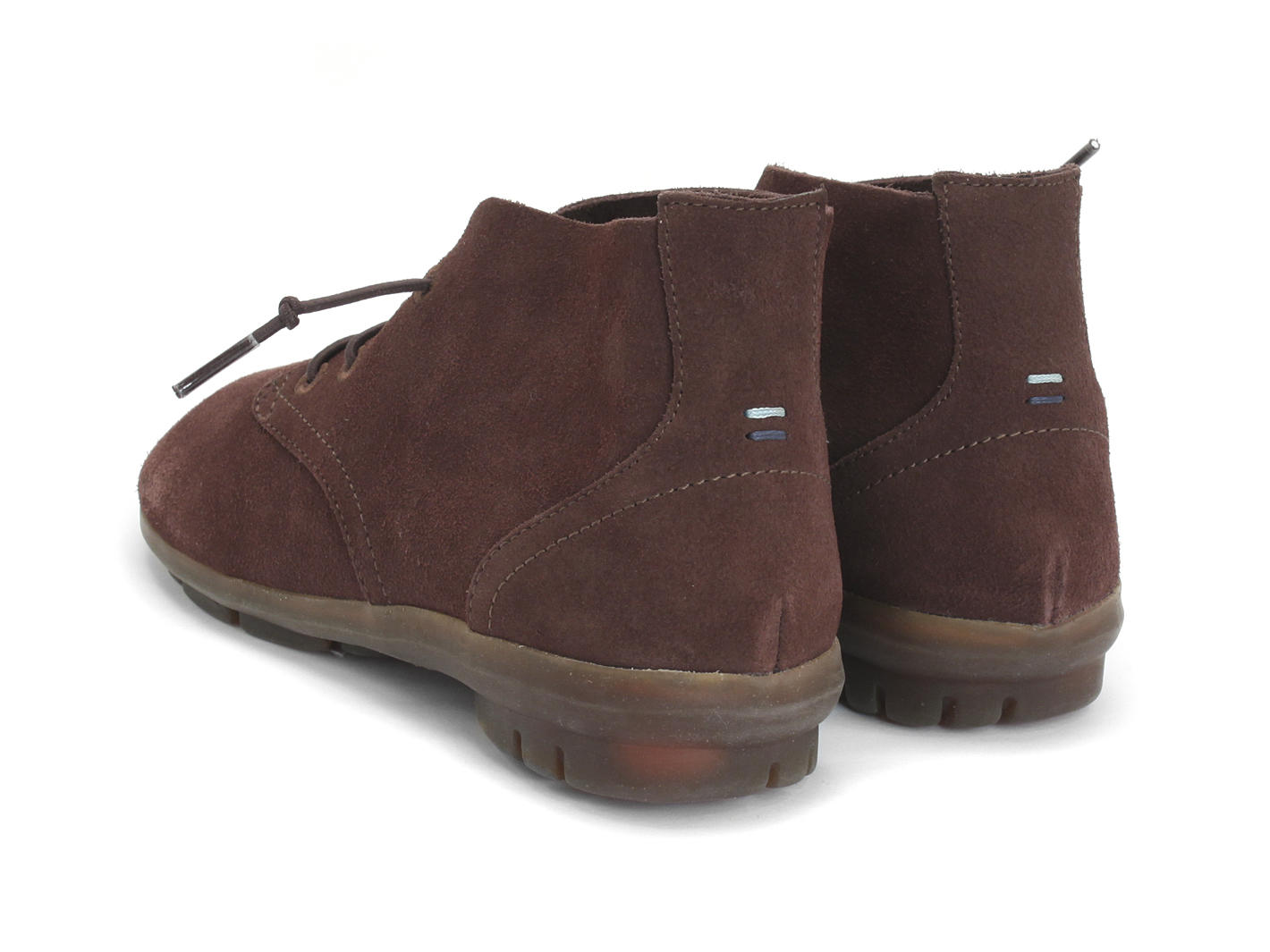 Budapest Brown Casual suede chukka: Back