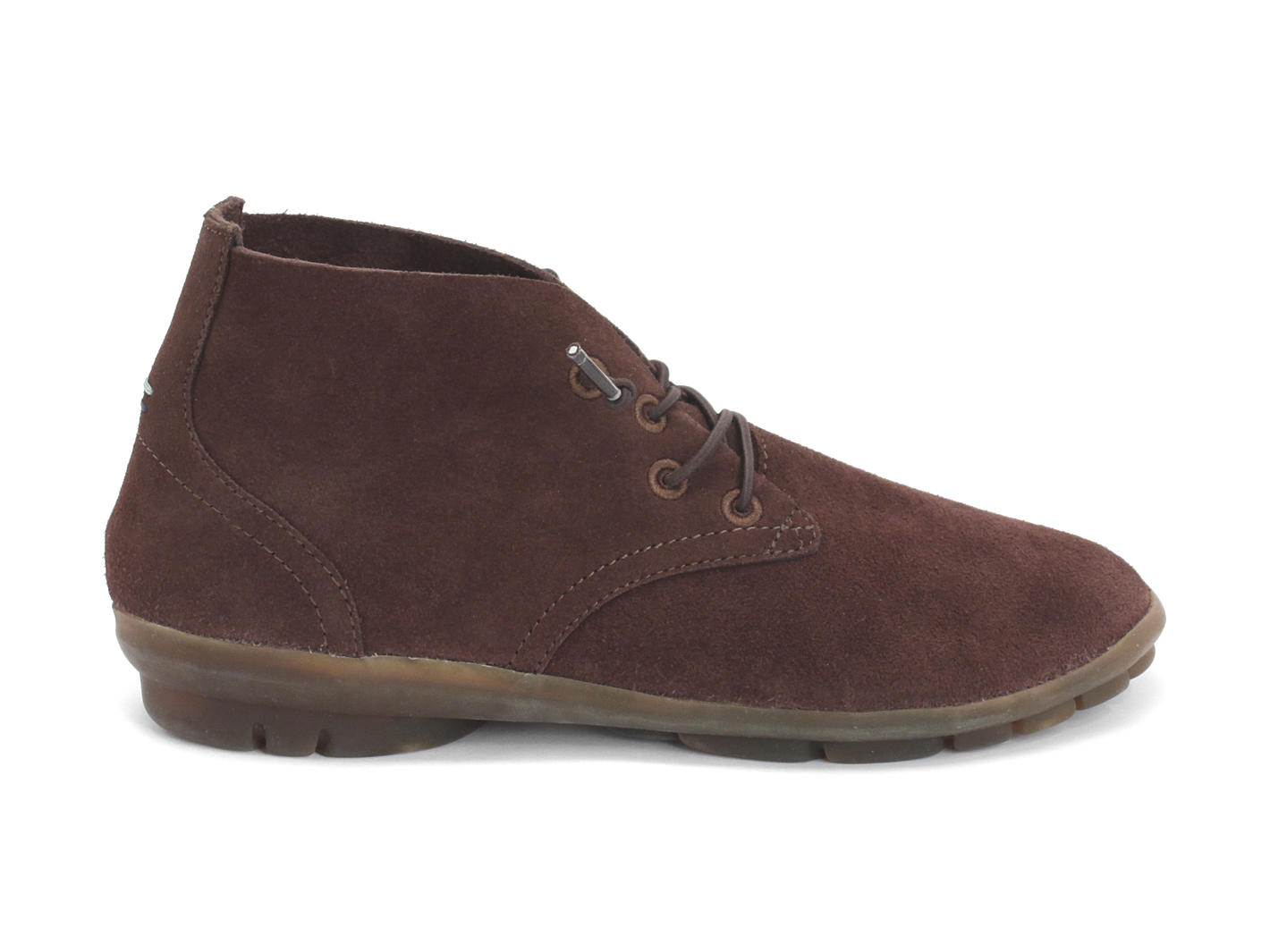 Budapest Brown Casual suede chukka: Profile outside