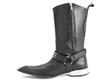 Cannon Ball Black Mid-calf riding boot: Profile inside