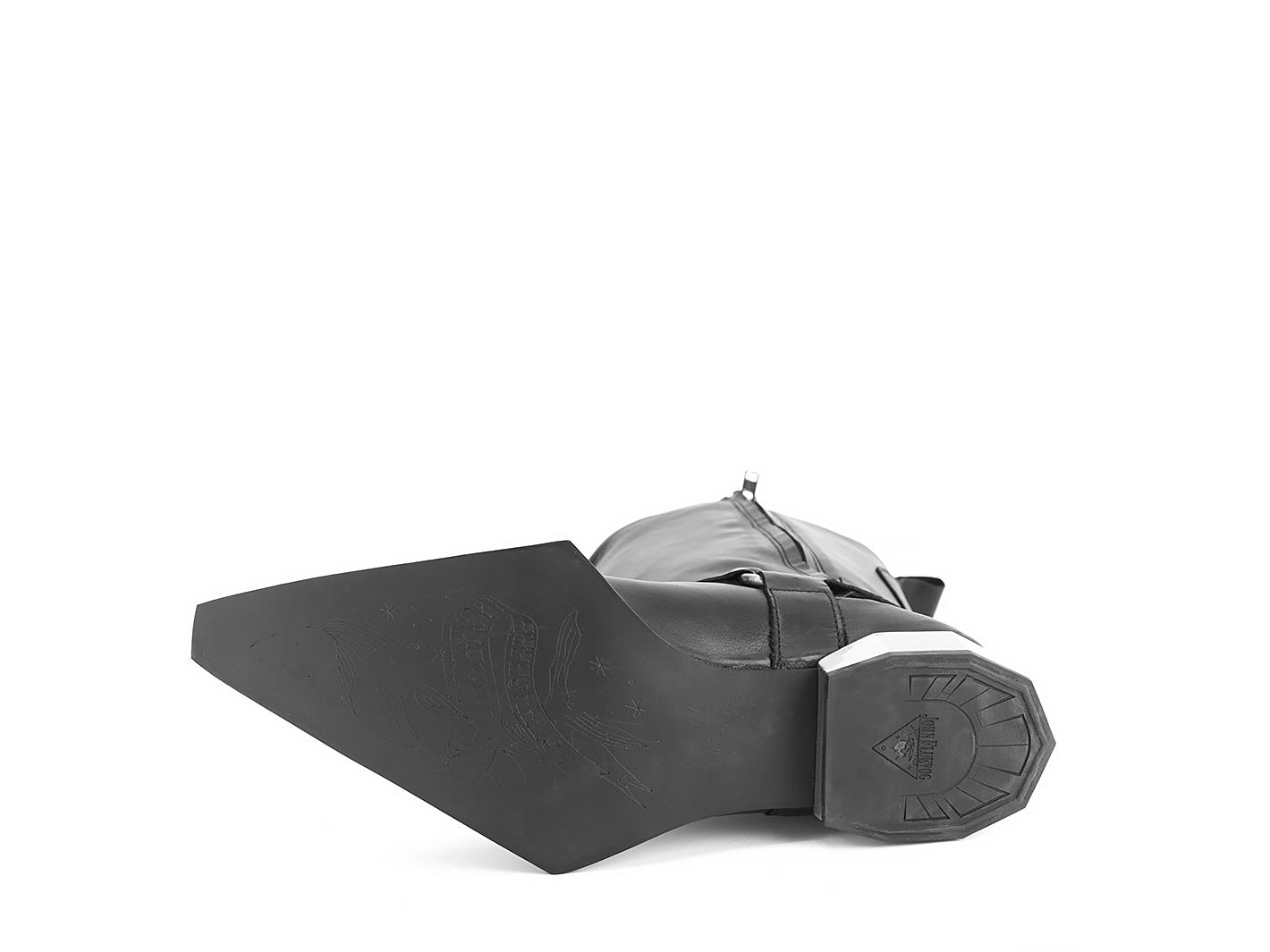 Cannon Ball Black Mid-calf riding boot: Sole