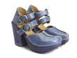 Canopy Blue Platform mary jane: Quarter view