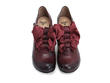 Caravaggio Bourgogne Double T-Strap Heels with Bows