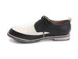 Carla Noir & crème Lace-Up Leather Derby: Back