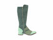 Carol Green Tall Zip-Up Boots with Buckles: Profile inside