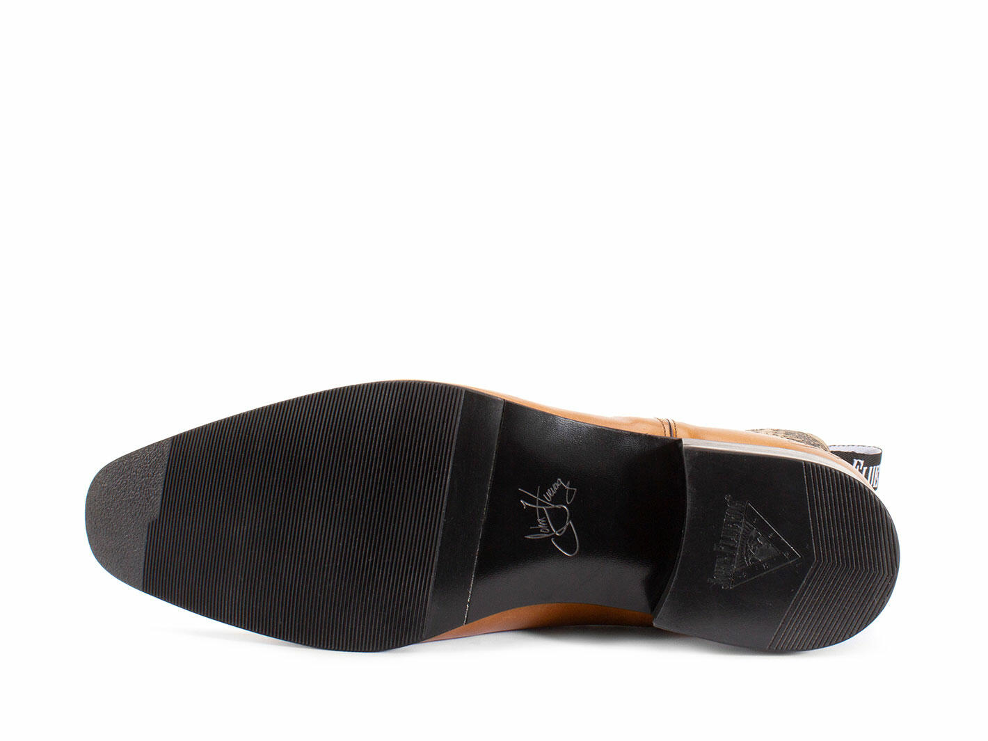 Castellano Baroque Floral/Brown Botte lacée classique: Sole
