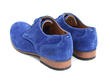 CBC : Femmes Suède bleu roi Classic Derby Shoes