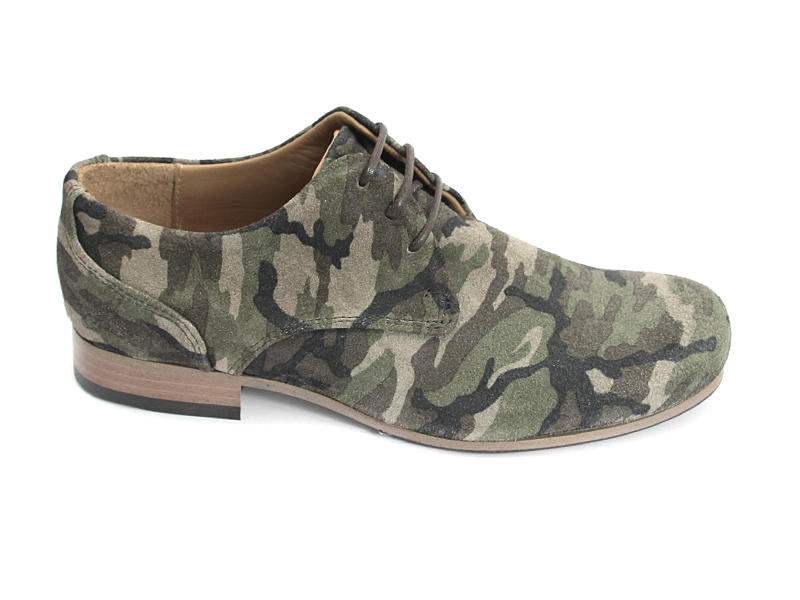 CBC: Hommes Camouflage Classic Derby Shoes