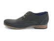 CBC: Hommes Cuir noir Classic Derby Shoes: Profile inside