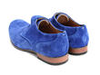 CBC: Hommes Suède bleu roi Classic Derby Shoes