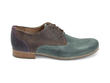 CBC: Hommes Vert, brun & violet Classic Derby Shoes: Profile outside