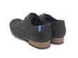 CBC: Men’s Black Leather Classic Derby Shoes: Back