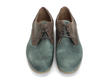 CBC: Men’s Green, Brown & Purple Classic Derby Shoes: Front