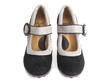 Ceres Black/Cream Padded mary jane: Front