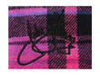 Chapeau cloche Plaid violet Chapeau cloche en tissu brodé