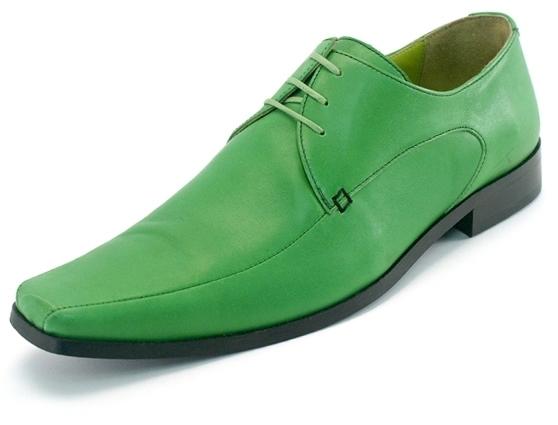slim fit dress slacks Green Oxfords | Harvey by Amali main image 1
