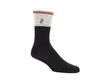 Citta Vog Socks Noir/Beige Chaussette épaisse à blocs de couleur