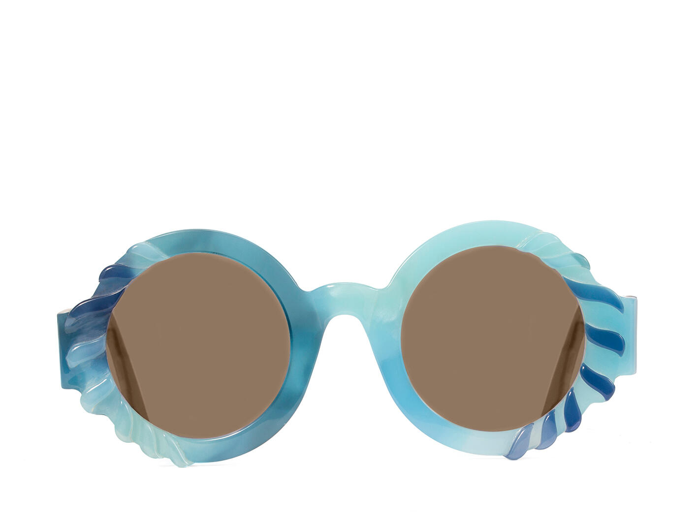 Clarity Marbre bleu Fluevog x Fellow Earthlings