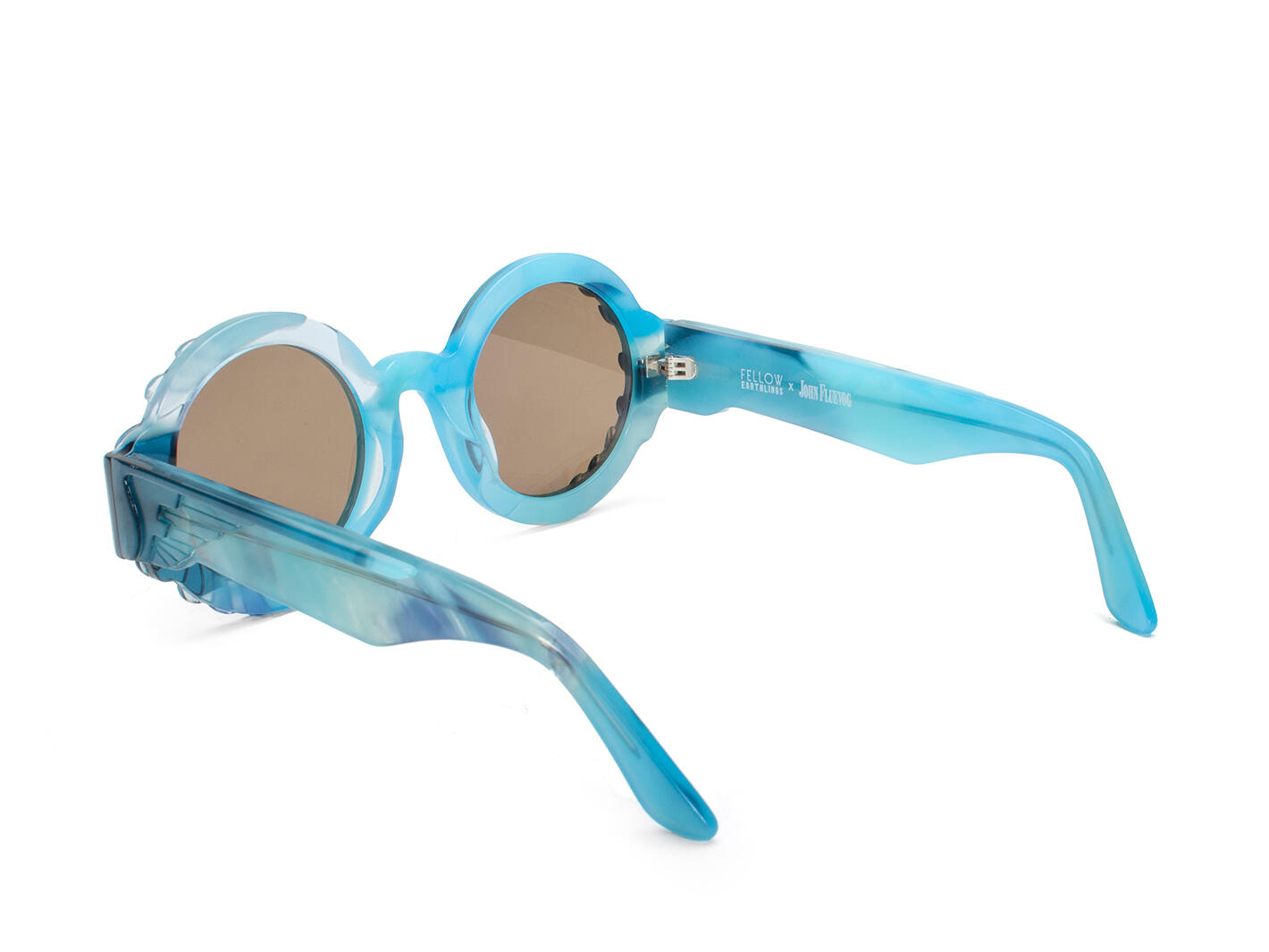 Clarity Marbre bleu Fluevog x Fellow Earthlings