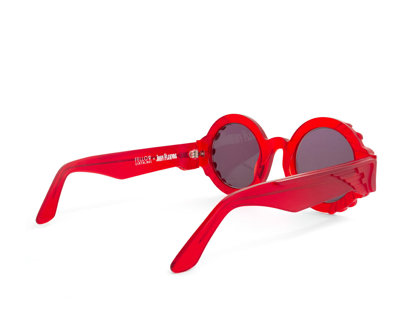 Clarity Red Fluevog x Fellow Earthlings