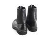 Clay Black Lace-up boot with shearling: Back