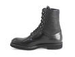 Clay Black Lace-up boot with shearling