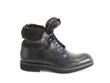 Clay Black Lace-up boot with shearling: Profile inside