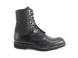 Clay Black Lace-up boot with shearling: Profile outside