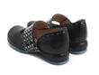 Cleo Black & Dots Buttoned mary jane flat: Back