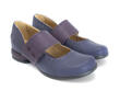 Cleo Purple Buttoned mary jane flat