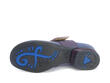 Cleo Purple Buttoned mary jane flat