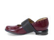 Cleo Red Buttoned mary jane flat