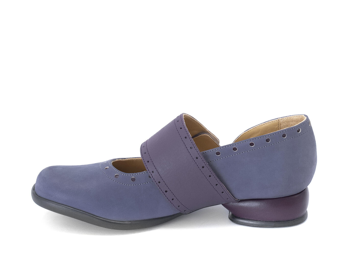 Cleo Violet Charles IX plate à boutons