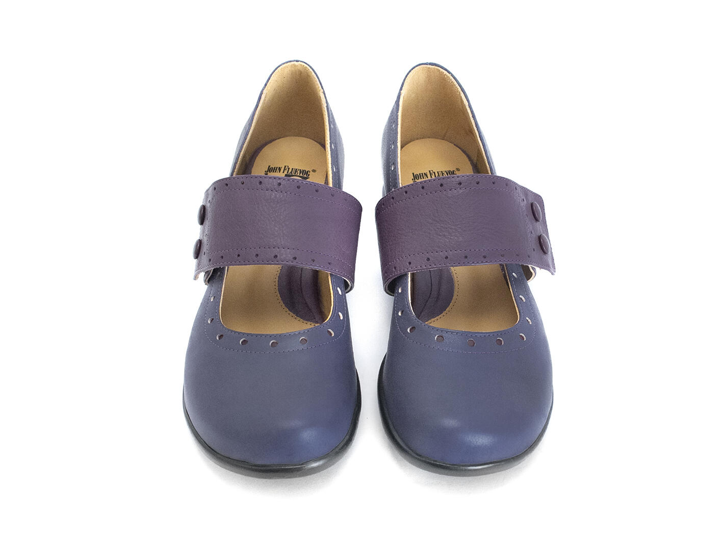 Cleo Violet Charles IX plate à boutons