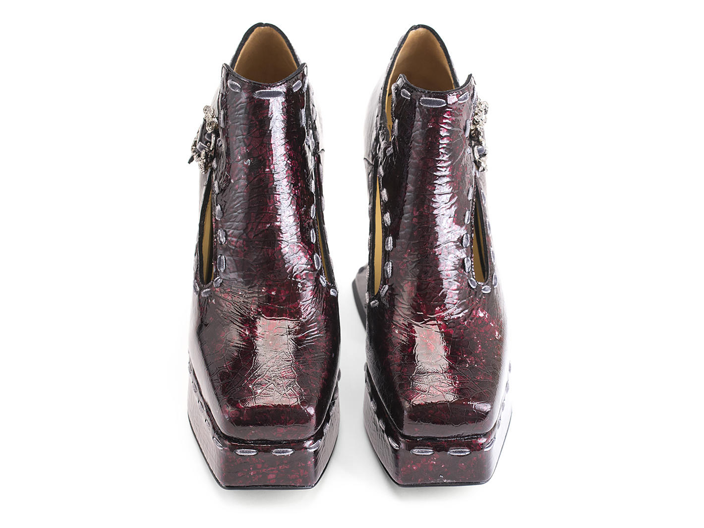 Clique Ruby Platform t-strap heel: Front