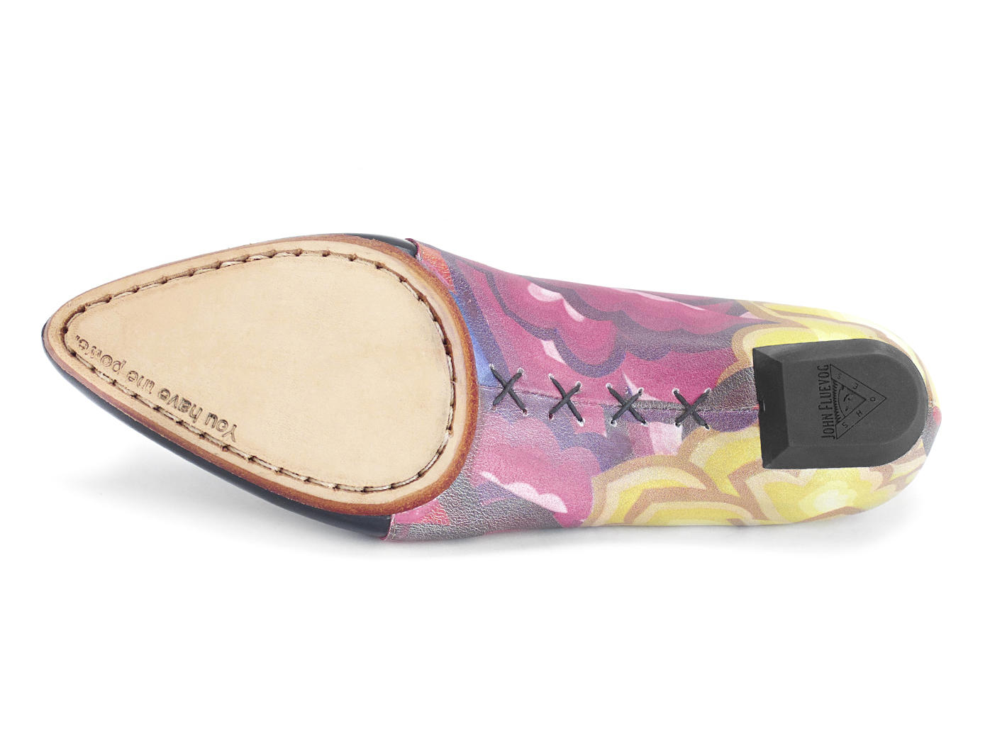 Coal Floral Chaussure à lacets deux tons: Sole