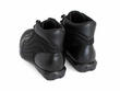 Comet Black Vegan Lace-Up Shoes: Back