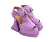 Daisy Violet Talon salomé à plateforme: Quarter view