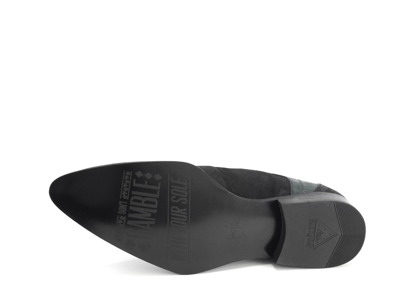 Dandolos Green Ornate Derby Shoes: Sole