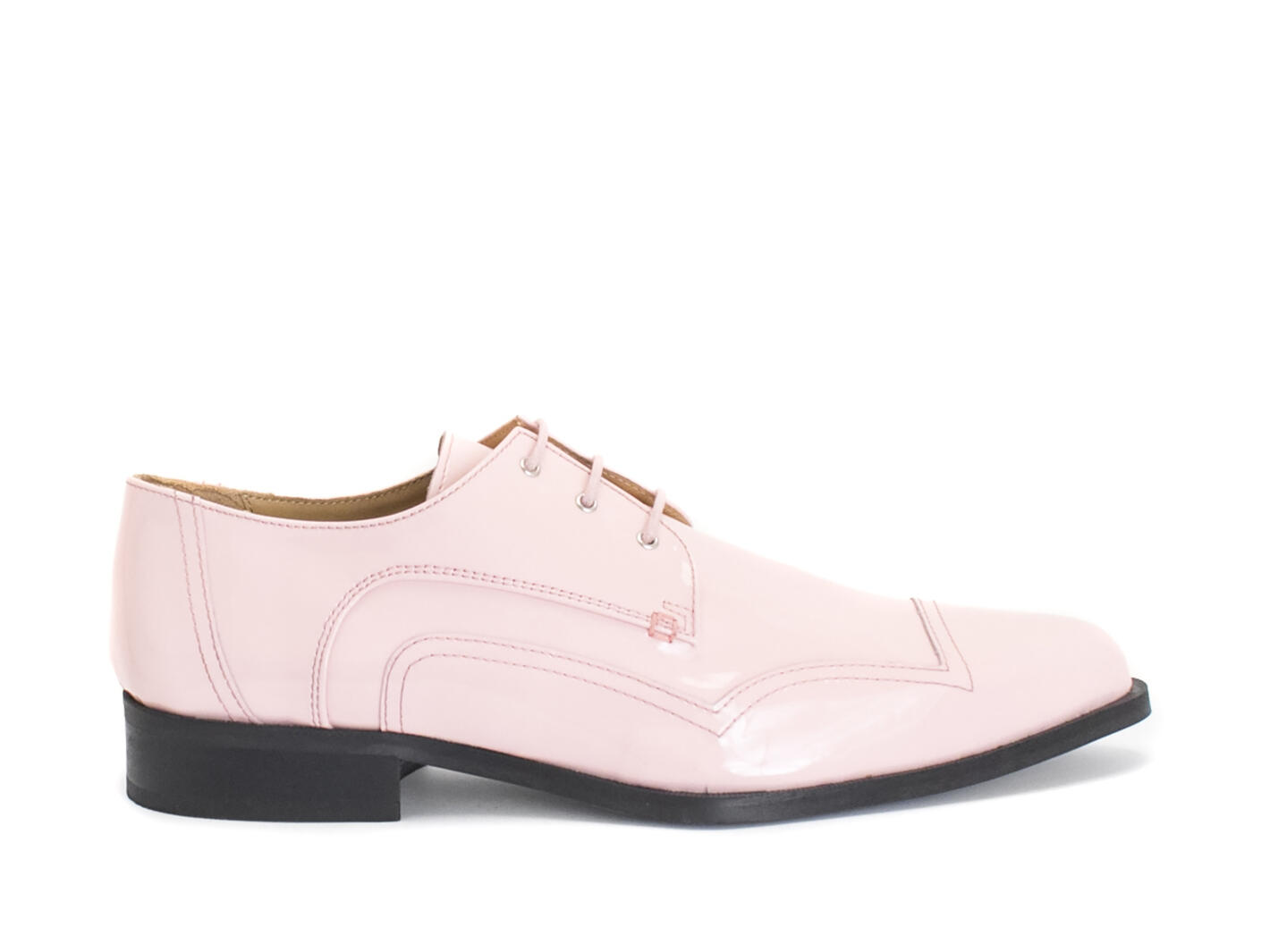 Dandolos - Light Pink | Ornate Derby Shoes | Fluevog Shoes