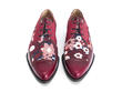 Dandolos Red/Dots Ornate Derby Shoes: Front