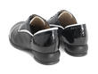 Darby Noir Chaussure lacée avec passepoil: Back